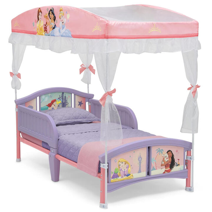 Delta Children Disney Princess Canopy Toddler Bed Frame